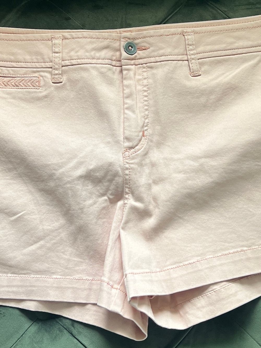 Market & Spruce Light Pink Cotton Blend Jean Shorts